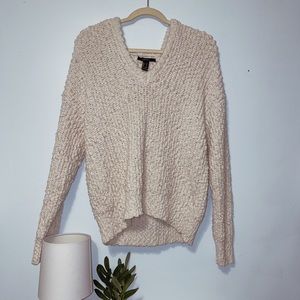 Forever 21 knitted sweater with HOOD!